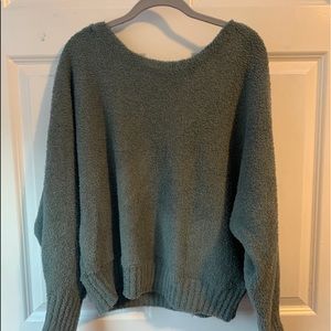 soft off the shoulder sweater
